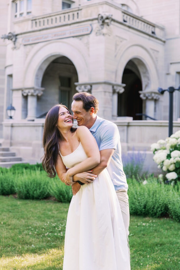 Engagement Photos by Tim Thornburg Photography at the American Swedish Institute