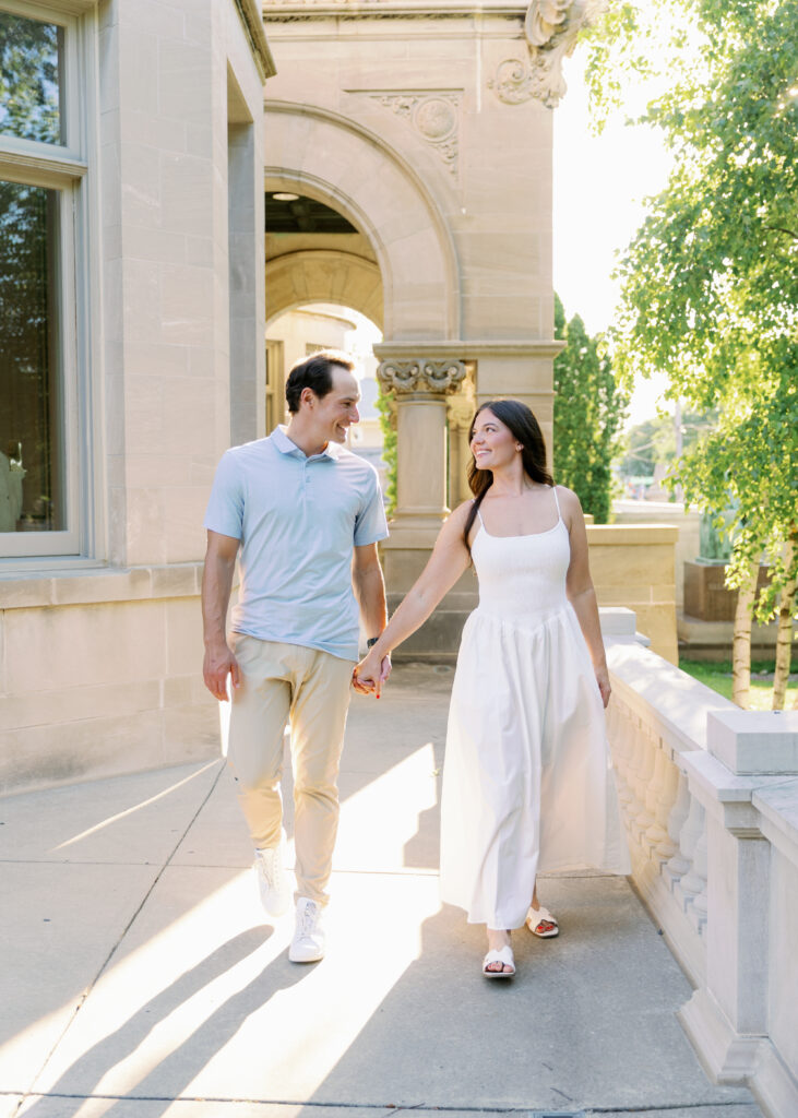 Engagement Photos by Tim Thornburg Photography at the American Swedish Institute