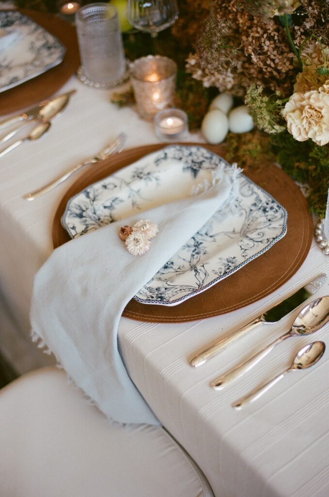 Minneapolis film photographer -bride in dress at the Urban daisy in Minneapolis, Minnesota